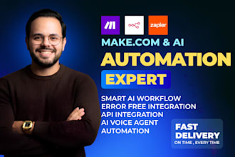 build make com automation make com, n8n automation, zapier workflow and ai agent