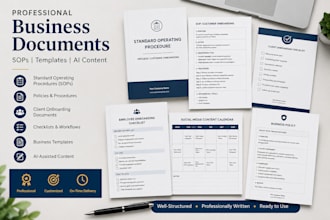 create sops templates and business documents