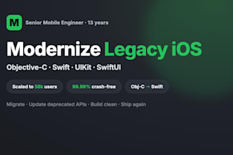 modernize your legacy ios app and migrate objective c to swift