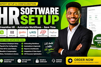 setup bamboohr rippling gusto ukg pro adp workforce now paycor HR software