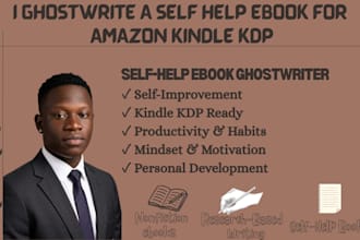 ghostwrite a self help ebook for amazon kindle KDP