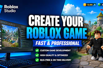 create a custom roblox game in roblox studio
