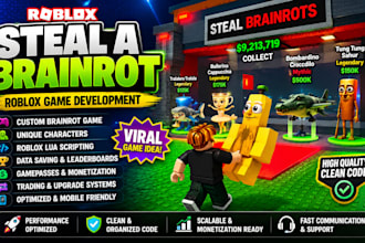 create viral roblox steal a brainrot game, brainrot map, full game