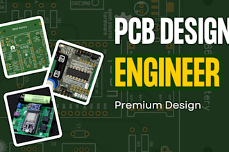 do pcb design, schematic design, custom pcb layout and multilayer pcb in kicad