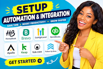 setup honeybook brevo gohighlevel quickbooks apollo keap folk CRM follow up boss