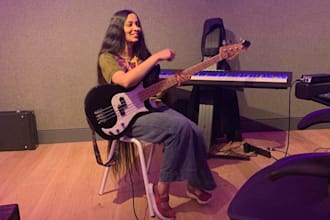 record a bassline for your songs