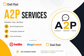 dialpad a2p 10dlc registration, tcr compliance,sms approval expert