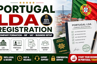 register your portugal lda company for resident and non resident lda, uk ltd