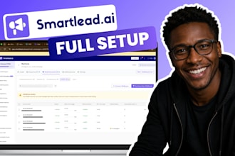 setup smartlead ai cold email outreach campaign cold email warmup deliverability