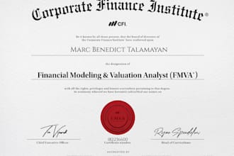 create financial models for my client