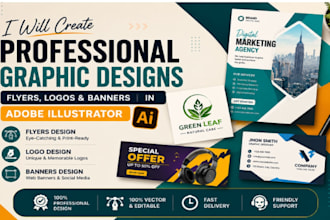 do professional graphic design, flyer and logo design