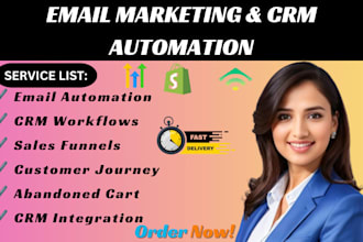set up klaviyo flows email marketing automation for shopify etsy ecommerce brand