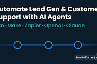 automate your lead gen and customer support with ai agents