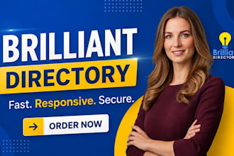 build brilliant directory website design business directory, listing directory