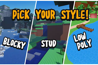 build a custom roblox map for your game