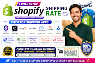 setup shopify shipping rate smart essent shipx easyship zapiet sendcloud atlas