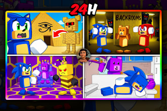 make a professional super bear adventure thumbnail