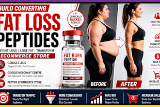 build converting fatloss peptides weight loss lossfat and ecommerce store