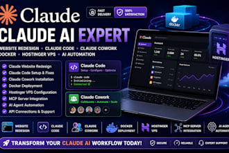 claude website redesign claude docker hostinger claude cowork claude claude code