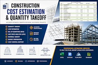 construction cost estimation and quantity takeoff