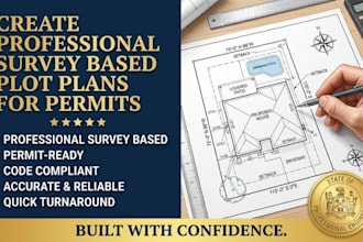 create professional survey based plot plans for permits