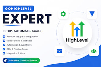 setup gohighlevel CRM website gohighlevel crm automation gohighlevel crm funnel