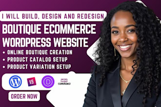 build boutique wordpress ecommerce website boutique en ligne french online store