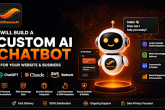 build a custom ai chatbot for your website, shopify or mobile app on any model