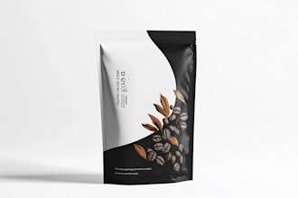 design minimal, modern and luxury packaging or label