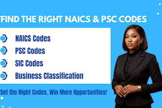 find naics codes psc codes and government contract classifications