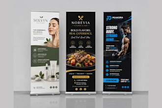 design roll up banner, retractable banner, pull up, billboard banner design