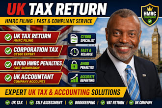 uk tax return hmrc corporation tax ct600 uk accountant bookkeeping tax filling