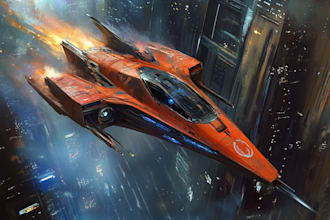 make sci fi spaceship design