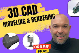 design for 3d printing, injection molding, and cnc machining with cad drawings
