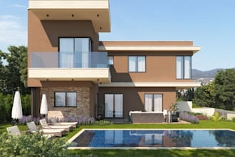 create 3d landscape design and realistic exterior visualization