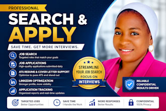 search and apply for job with ats resume and linkedin support