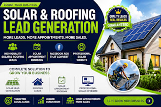 solar lead generation  roofing leads solar appointment booking solar website