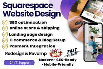 design a luxury squarespace website for hotel, resort, and hospitality brand