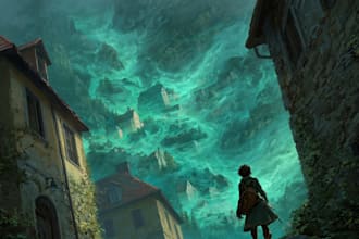 design best selling fantasy book cover for you