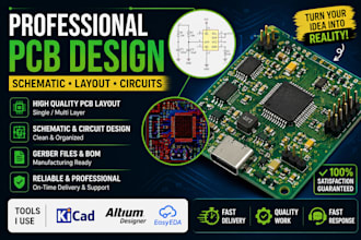 do pcb design layout schematic, electrical electronics engineering
