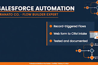build salesforce flows and automations for your small business
