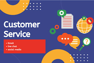 provide friendly email and live chat customer support