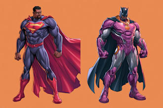 do a superhero comic