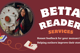 beta reader providing detailed manuscript feedback