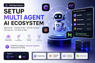 setup multi agent openclaw claude code claude cowork open claw ai hermes ai