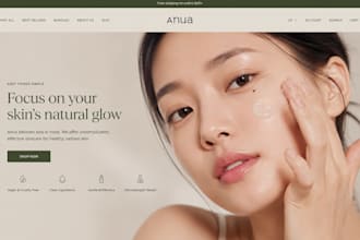 design skincare shopify store beauty store skincare cosmetic skincare website