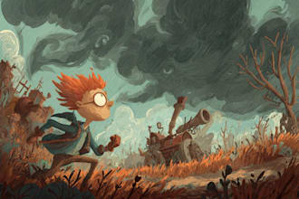 draw cartoon illustrations for you
