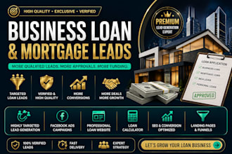 business loan leads mortgage leads business loan website mca leads loan leads