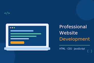 create a professional website and digital marketing strategy for your business