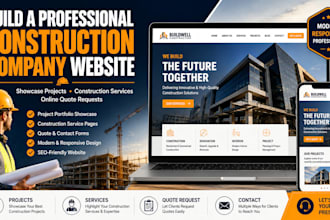 design construction website hvac website handyman website contractor website